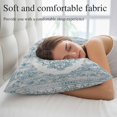 thumbnail image 5 of Vintage Blue Pillow Covers 24"x36", Boho Ethnic Mexican Floral Southwestern Soft Brushed Microfiber Breathable Throw Pillow Covers, Pillowcase with Zipper for Couch Sofa Bedroom Living Room, 5 of 9