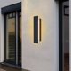 thumbnail image 3 of Lámparas de iluminación de pared LED modernas de tirarere larga libre, elegante cuerpo de hierro negro esmerilado IP65 impermeable anticorrosión 30 centimetros Yinane Aplique impermeable, 3 of 8