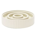 thumbnail image 2 of Comedero lento para mascotas, antideslizante, para evitar asfixia, promueve la digestión, rompecabezas para perros pequeños, medianos y gatos, color beige., 2 of 14