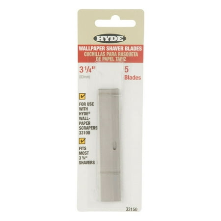 

Hyde 3-1/4 in. W Silver Steel Shaver Blade