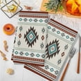 thumbnail image 3 of Dish Towels, Boho Absorbent Kitchen Towels 1 PC, Southwest Native Pattern Microfiber Hand Towels Dish Cloths Tea Towels for Home&nbsp; Bathroom,18X28-Inch, Turquoise Brown, 3 of 6