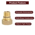 thumbnail image 3 of Adaptador de Unión de Conector de Compresión de Latón Uxcell, Fittings Rectos 20mm x G1/2 2, 3 of 6