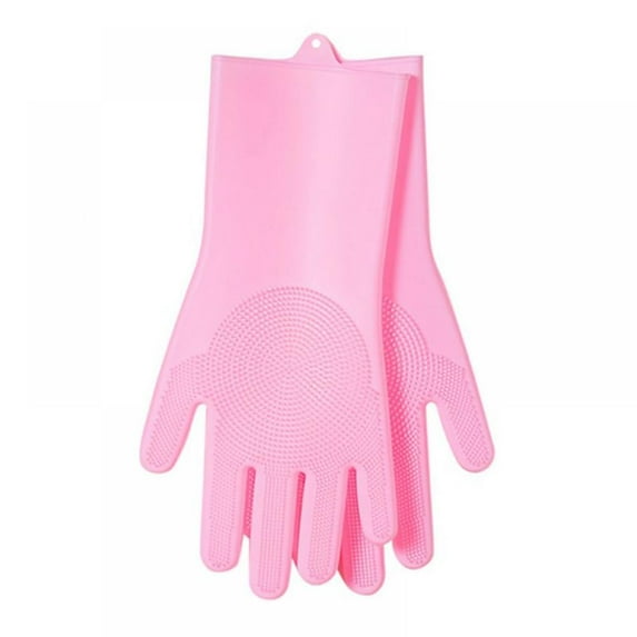 Reusable Household Long Sleeves Dishwashing Rubber Gloves, for Kitchen Cleaning