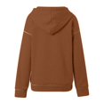 thumbnail image 5 of NMMUED Half Zip Pullover Women Cropped Sweatshirts for Women Pullover Sweatshirts for Women Quarter Zip Pullover Women Oversized Sweatshirt for Women, Brown 3XL, 5 of 5