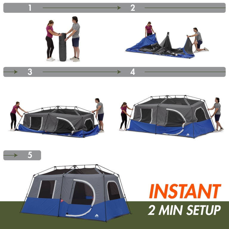 Ozark Trail 14' x 8' 8-person instant cabin tent with full rainfly