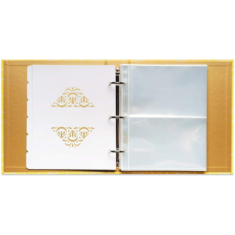 6 x 4 200 Pockets Slip In Photo Album Multi Leaves Design Cover