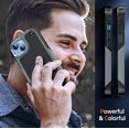 thumbnail image 4 of Compatible for iPhone 15 Case, 4 Corners with Airbags, Non-Slip Textured Grip Bumper Support Wireless Charging Military Drop Resistant for iPhone 15 - Gray, 4 of 14