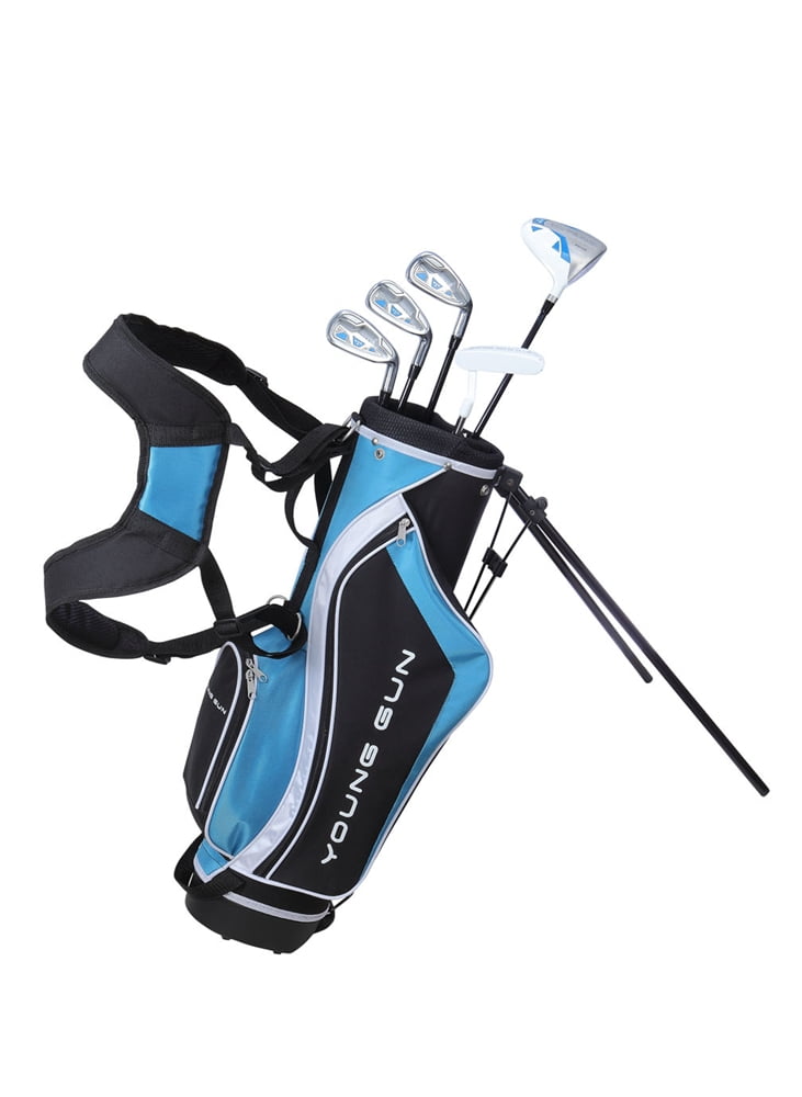 Young Gun SGS V2 Junior golf club Youth Set & bag for kids Blue 68
