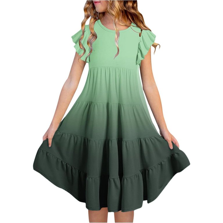 green cocktail dress size 12 A-LINE COCKTAIL DRESS WITH FLORAL DETAILS CD9245 main image 0