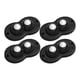 thumbnail image 2 of Ruedas giratorias pequeñas de rotación 360, pasta autoadhesiva, sin perforación, paquete de 4, ruedas giratorias pequeñas, polea adhesiva para pelota abdominal negra yotijar ruedas adhesivas, 2 of 10
