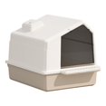 thumbnail image 1 of Grande Capacité Toilette pour Chat Anti-Éclaboussures Bac à Sable, 1 of 8