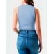 thumbnail image 3 of Blusa básica cuello alto Balam /Juvenil, 0087 (Azul claro) azul cielo CH Roman Fashion BL-BAL-0087-AZUL, 3 of 3