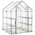 thumbnail image 2 of vidaXL Greenhouse with 8 Shelves 4.7'x4.7'x6.4', 2 of 8