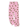 thumbnail image 4 of Puyaiuu Women's Christmas Plush Pajama Pants with Pockets, Soft Fleece Pants Holiday Print Gift, 4 of 6