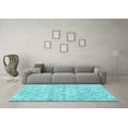 thumbnail image 3 of Ahgly Company Indoor Rectangle Persian Light Blue Traditional Area Rugs, 6' x 9', 3 of 4