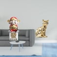 thumbnail image 2 of Escultura de gato de , figura de animal de la , adorno artístico para chimenea, estatua decorativa, 2 of 8