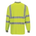 thumbnail image 2 of Portwest S277 Hi-Vis Long Sleeve Polo Shirt Yellow, XX-Large, 2 of 3