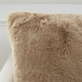thumbnail image 3 of Safavieh Flayn 20" x 20" Mid-Century Faux Fur Decorative Pillows, Brown (Set of 2), 3 of 4