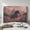Black Horse Mountain Flower, variant on ZIATUBLES Household Decor Printed Bed Head Slipcover, Breathable Stretch Dustproof Bed Headboard Protector Cover Practical Bedroom Accessory for Full Size Home Decor, Polynesian Lion Print