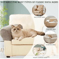thumbnail image 5 of Garayma 2pcs Armrest Covers Stretch Fabric Armrest Covers Anti-Slip Sofa Armchair Slipcovers Furniture Protectors Sand, 5 of 9