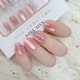 thumbnail image 1 of Recién llegado, con diseño de mariposa inteligente de platino y lentejuelas francesas, con perla blanca, desmontable, de lujo y ligero, para decoración de uñas, 1 of 5