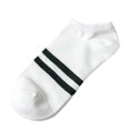 thumbnail image 2 of Men's Polyester Sports Socks Stripe Pattern Deodorant Sweat Resist Athletic Ankles Socks Sports Low Cut Socks, 2 of 7