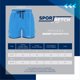 thumbnail image 5 of Paquete De Short Stretch Y Playera Deportiva Ejercicio Gym, 5 of 8