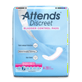 thumbnail image 2 of Attends Discreet Female Incontinent Pad 10.5" L Contoured ADPMOD 200/Case, 2 of 7