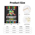 thumbnail image 2 of Sikiie I Love With Autism Print Canvas Decorative Hanging Painting, Anti-shrinkage Hanging Frame, Suitable for Home, Office Wall Decorations, 2 of 6