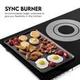 thumbnail image 5 of Cosmo 36 in. Electric Ceramic Glass Cooktop with 5 Burners, Triple Zone Element, Sync Burners, Hot Surface Indicator Light and Touch Controls, 5 of 13