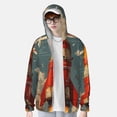 thumbnail image 2 of Gaeub Rusty Rocket Launch Men's and Women's UPF 50+ Long-Sleeved Sun Protection Clothing, Fishing Shirt Long Sleeve Zip-X-Large, 2 of 7