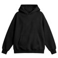 thumbnail image 4 of Womens Oversized Hoodies Satin lined Hoodies Oversized Sweatshirt Fall Sweaters Casual Y2K Jacket Clothes, L, 4 of 4