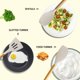 thumbnail image 3 of Juego de utensilios de cocina MIBOTE de silicona con soporte y mango de madera, 3 of 6