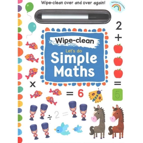 Wipe-clean: let s do simple maths Sandcastle Books Pasta Dura