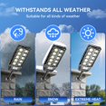 thumbnail image 3 of Luces solares CEDIO 6000W para exterior, IP67 impermeables, con control remoto, 3 of 9
