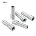 thumbnail image 3 of Uxcell M10 to M8 30mm Long Double Male Threaded Reducer Bolt Screw Fitting Adapter 5 Pack, 3 of 5