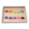 thumbnail image 5 of 10 candados de equipaje con llaves, candados de equipaje pequeños, candados de maleta, candado con llave de metal para gimnasio escolar, 5 of 5