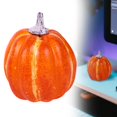 thumbnail image 2 of Cozival Small Realistic Artificial Pumpkin with Vine, Mini Decorative Pumpkin for Fall Home Decor, Thanksgiving ,Table Centerpiece,5x8.5cm, 2 of 7