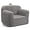 Grey, variant on Ultra-Soft Snuggle Foam Filled Chair,  Cuddly Sherpa Reading Couch for Boys and Girl