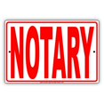 thumbnail image 1 of NOTARY Certified Officials Alert Caution Warning Notice Aluminum Metal Sign 18"x24" Plate, 1 of 1