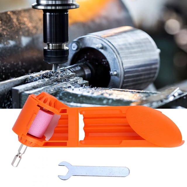 Afilador De Brocas, Herramienta Portátil De Muela Abrasiva De Corindón Para Proceso De Madera Con De Plástico, Potencia De Taladro Eléctrico, Larga Vida útil