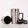 thumbnail image 5 of Stainless Car Heated Smart Mug With Temperature Control Electric Water Cup 12V/24V Kettle Coffee Tea Milk Heated 300ml, 5 of 7
