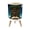 Color 4, variant on Small Trash Can with Lid Sea Turtle Teal Beach Theme Turtle Marine Life Coastal 1.8 Gallon Dog Proof Trash Can Round Garbage Can Waste Bin Wastebasket for Bathroom Bedroom Living Room