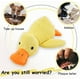 thumbnail image 4 of Juguetes para perros indestructibles 2026, para masticadores agresivos. Peluche chirriante arrugado, para dentición, interactivo de pato. Talla L, regalo: juguete cuerda zanahoria., 4 of 7