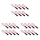 thumbnail image 1 of Sonducket Tirador de cremallera de 8 piezas, fijador de etiquetas de cuerda deportiva, hebilla de repuesto multiusos colorida, maleta, tienda de Type1 NO1, 1 of 6