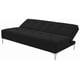 thumbnail image 4 of Sofá Cama Reclinable EL BAZAR STORE Vegas Lino Negro Moderno abotonado 3 Posiciones, 4 of 6