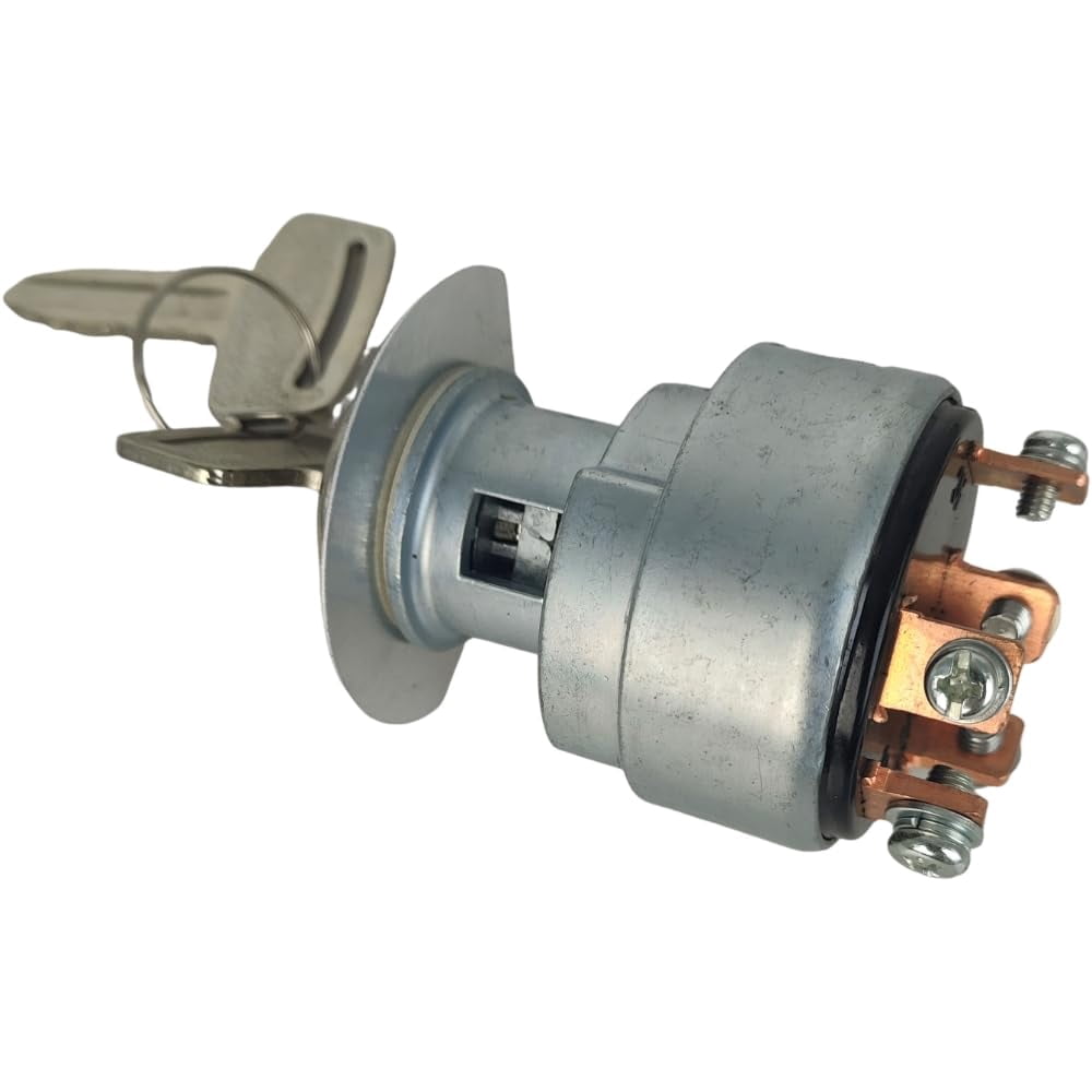 Ignition Starter Key Switch 1E013-63590 183827 Compatible with Kubota D722 D902 D1305 V1305 Compatible with Grasshopper Mower 721G2 721D 321D 722D 322D 725D 325D 729 329 928D 930D2 428D 7960-5