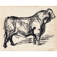thumbnail image 2 of Parker, Jennifer Paxton 14x12 White Modern Wood Framed Museum Art Print Titled - Black Angus I, 2 of 4