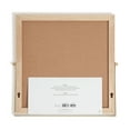 thumbnail image 2 of U Brands 12 x 12 in. Magnetic Desktop Dry Erase Easel Whiteboard, Wood Style Frame, with Marker, 2 of 8
