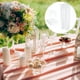 thumbnail image 5 of 10 Pies Chifón Mesa Camino, 28 x 120 Pulgadas Rústico Gasa Mantel Transparente Boda Mesa Camino para Boda Nupcial Fiesta Mesa Decoraciones, Blanqueador Blanco, 5 of 6